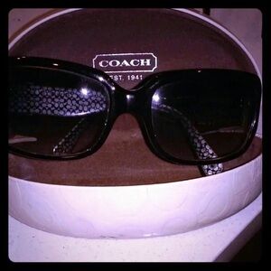 Coach Black Designer Sunglasses